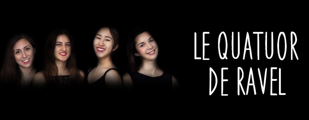 Ravel, Quatuor Mona, Centre de musique de chambre de Paris, jeudi, vendredi, samedi, à 19h30, Salle Cortot